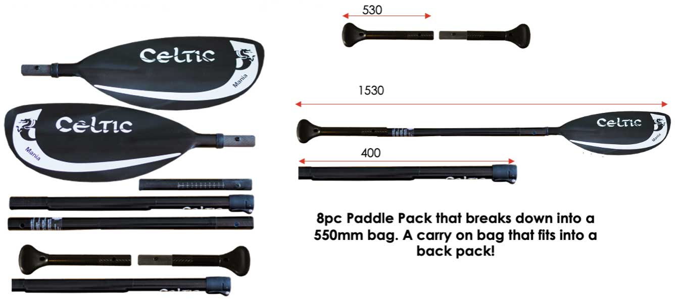 8pc paddle